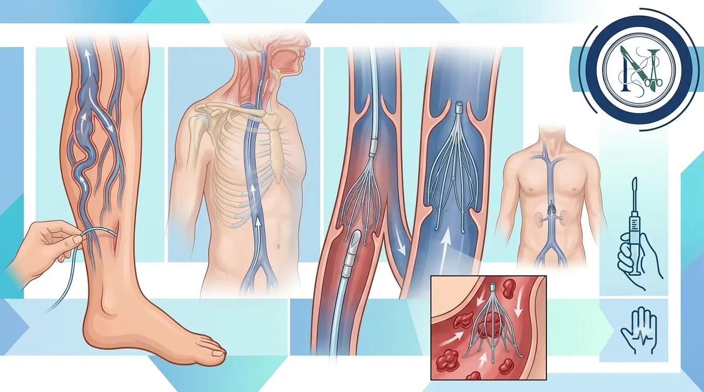 تركيب فلتر للجلطات المتكررة